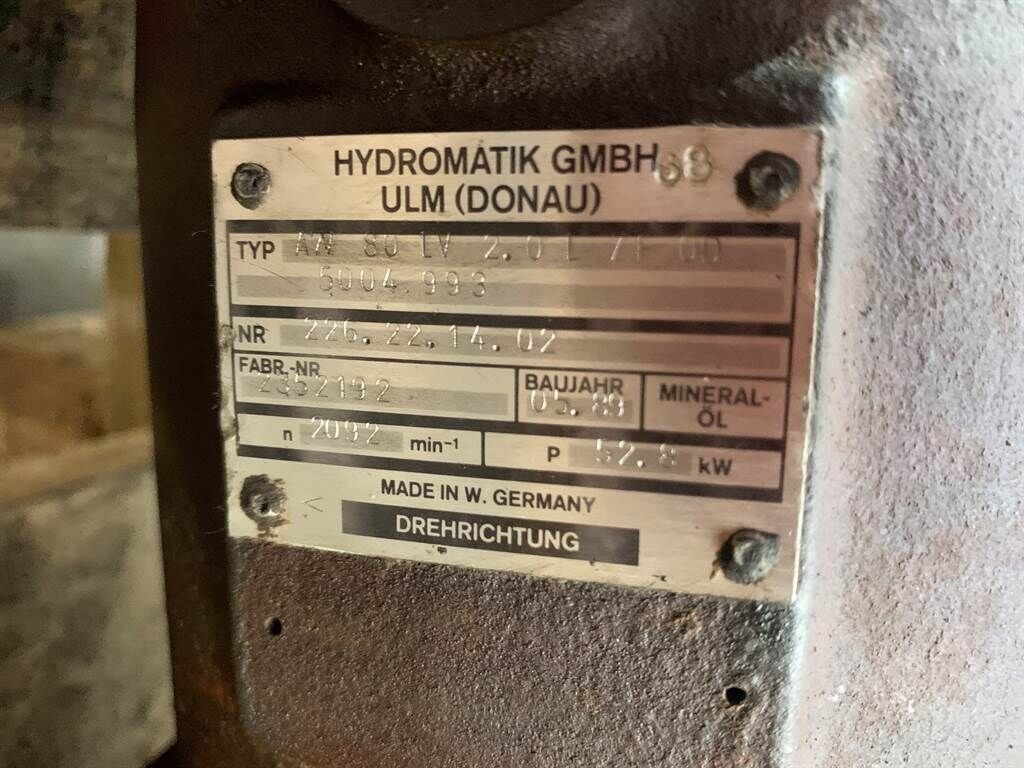 A7V80LV20LZF0D - Liebherr L 541 - Drive pump 2