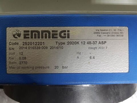Sonstige L45TP-Emmegi 2020K 12 48-37-252012201-Oil cooler