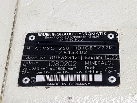 Sonstige Brueninghaus Hydromatik H A4VSO250HD1GBT/22R - R