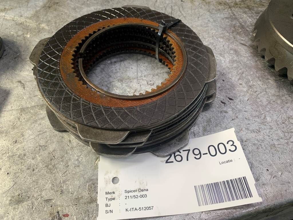 Dana 211 / 52 - 003 - Brake disc/Bremsscheibe 1