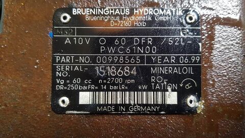 Sonstige Brueninghaus Hydromatik A10VO60DFR/52L - Load se