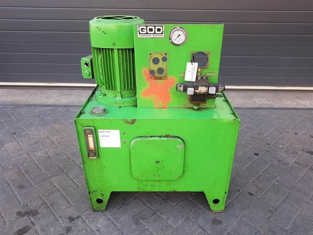 GOD Hydrauliksysteme 5,5kW-Hydraulic powerpack/H 1