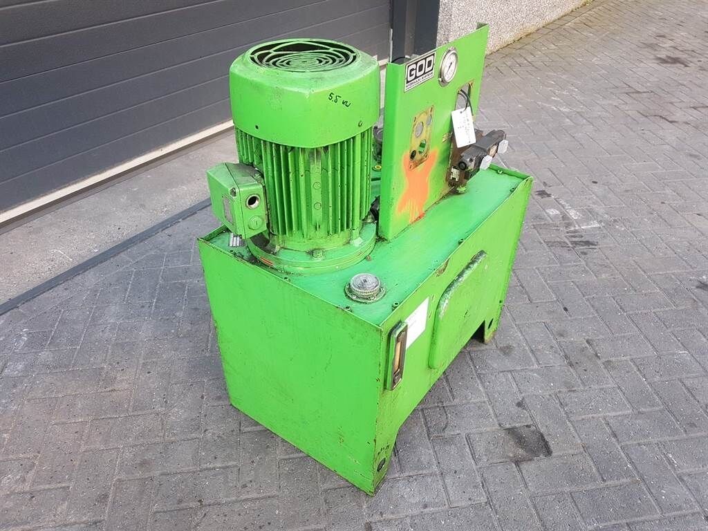 GOD Hydrauliksysteme 5,5kW-Hydraulic powerpack/H 2
