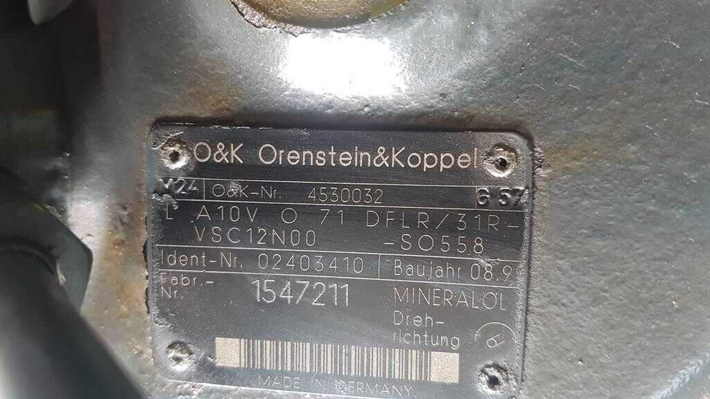 A10VO71DFLR/31R - O&K L15B - Load sensing pump 3