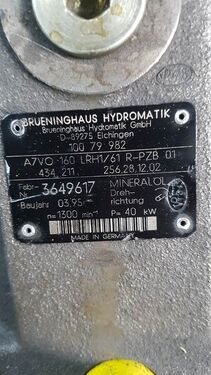 Sonstige Brueninghaus Hydromatik A7VO160LRH1/61R - Load s