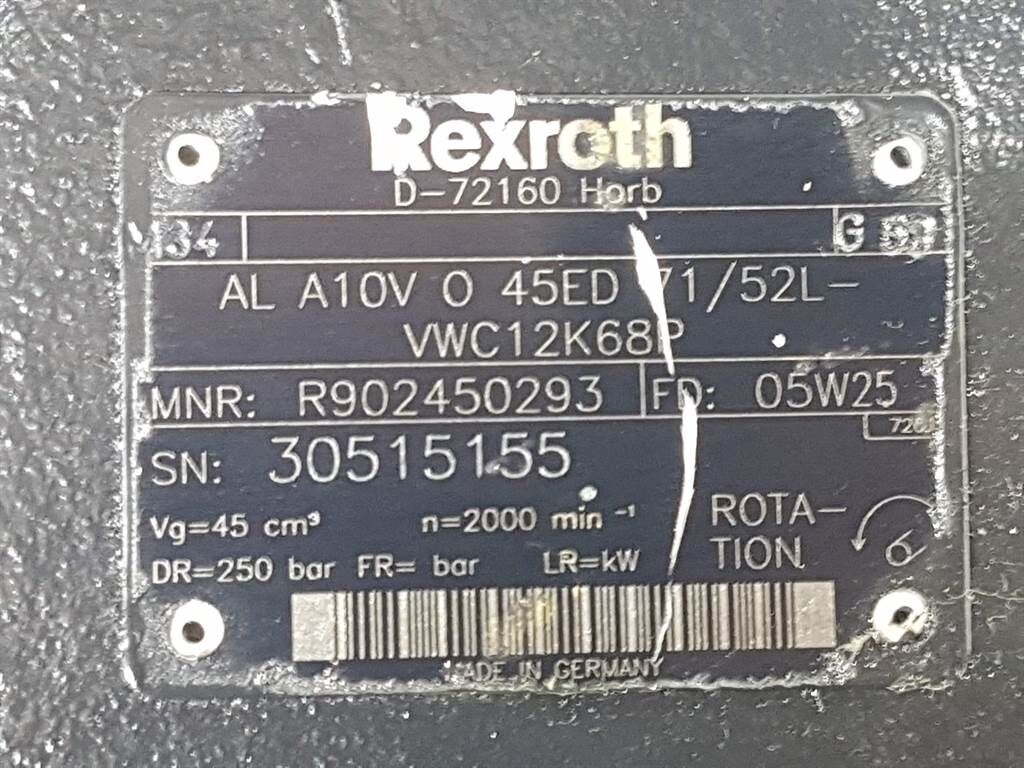 ALA10VO45ED71/52L - Load sensing pump 3