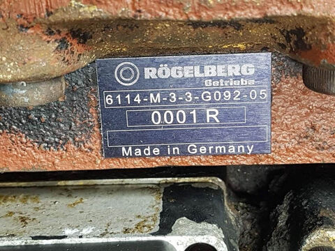 Sonstige Rögelberg 6114-M-3-3-G092-Transmission/Getriebe/