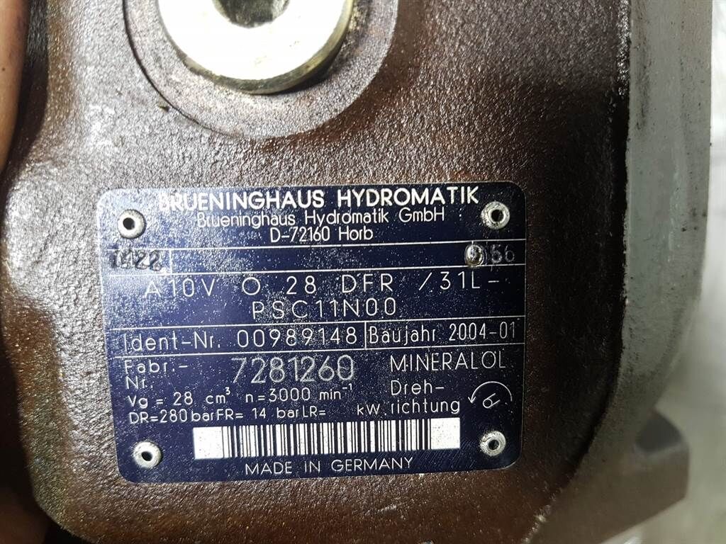 Brueninghaus A10VO28DFR/31L - Load sensing pump 3