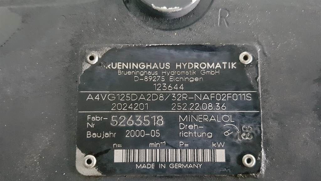 Brueninghaus A4VG125DA2D8/32R-123644/R902024201- 3
