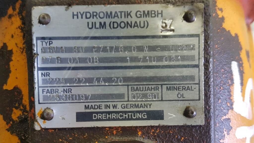 A6VM80EZ1/60W - Drive motor/Fahrmotor/Rijmotor 3