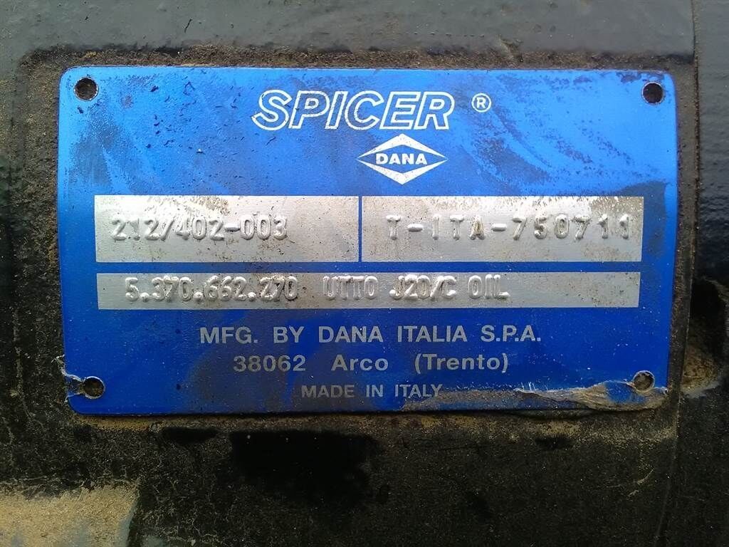 Dana 212/402-003 - /Achse/As 3