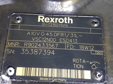 Sonstige TORION-Rexroth A10VO45DFR1/31L-Load sensing pump