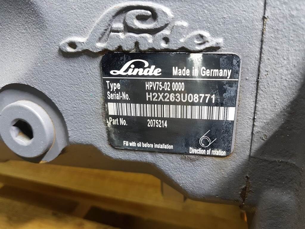 2075214-Linde HPV75-02 0000-Drive pump/Fahrpumpe 3