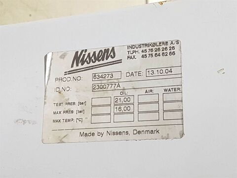 Sonstige AS50-2300777A-Nissens 634273-Oil cooler/Ölkühler