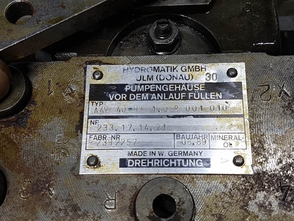 A4V40HW1.0R001010 - Drive pump/Fahrpumpe/Rijpomp 3