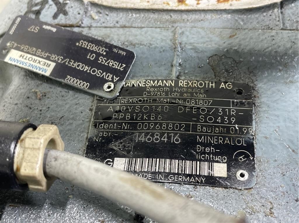 A10VSO140DFEO/31R-Load sensing pump 2