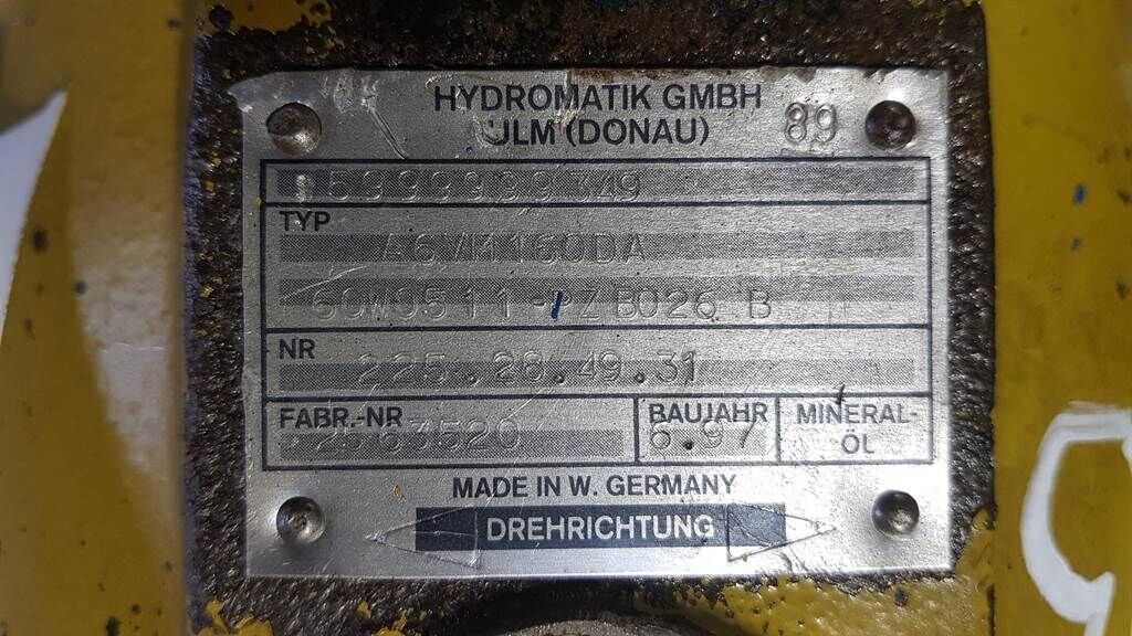 A6VM160DA/60W - Schaeff - Drive motor/Fahrmotor 3