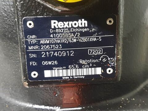 Sonstige AZ150-Rexroth A6VM107HA1R2/63W-Drive motor