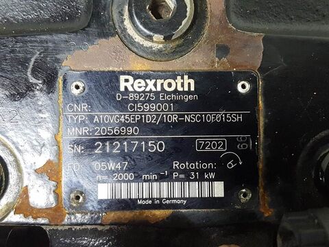 Sonstige 160ATJ-CI599001-Rexroth A10VG45EP1D2/10R-Drivepu