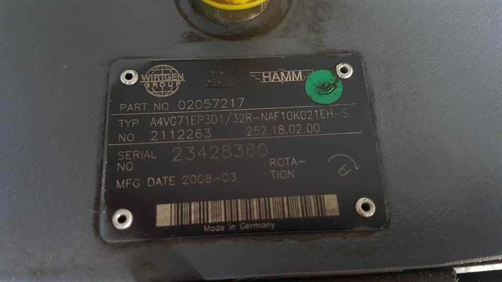 A4VG71EP3D1/32R - Hamm - Drive pump/Fahrpumpe 3