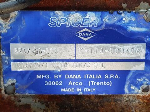 Sonstige 160ATJ-Spicer Dana 221/58-003-Axle/Achse/As