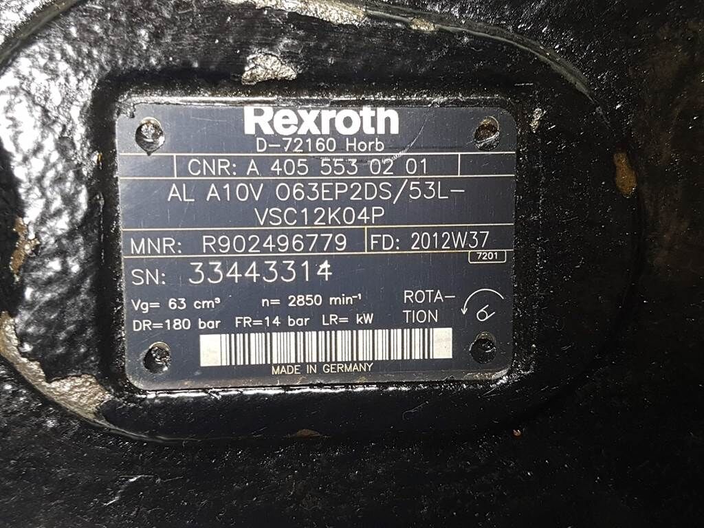 ALA10VO63EP2DS/53L - Load sensing pump 3