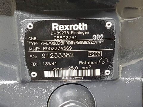 Sonstige 05802761-Rexroth A6VE080EP-Drive motor/Fahrmotor