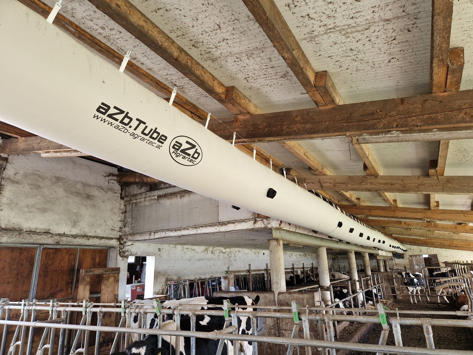 Schlauchbelüftung aZb Tube f. Liegeboxen, Futter 3