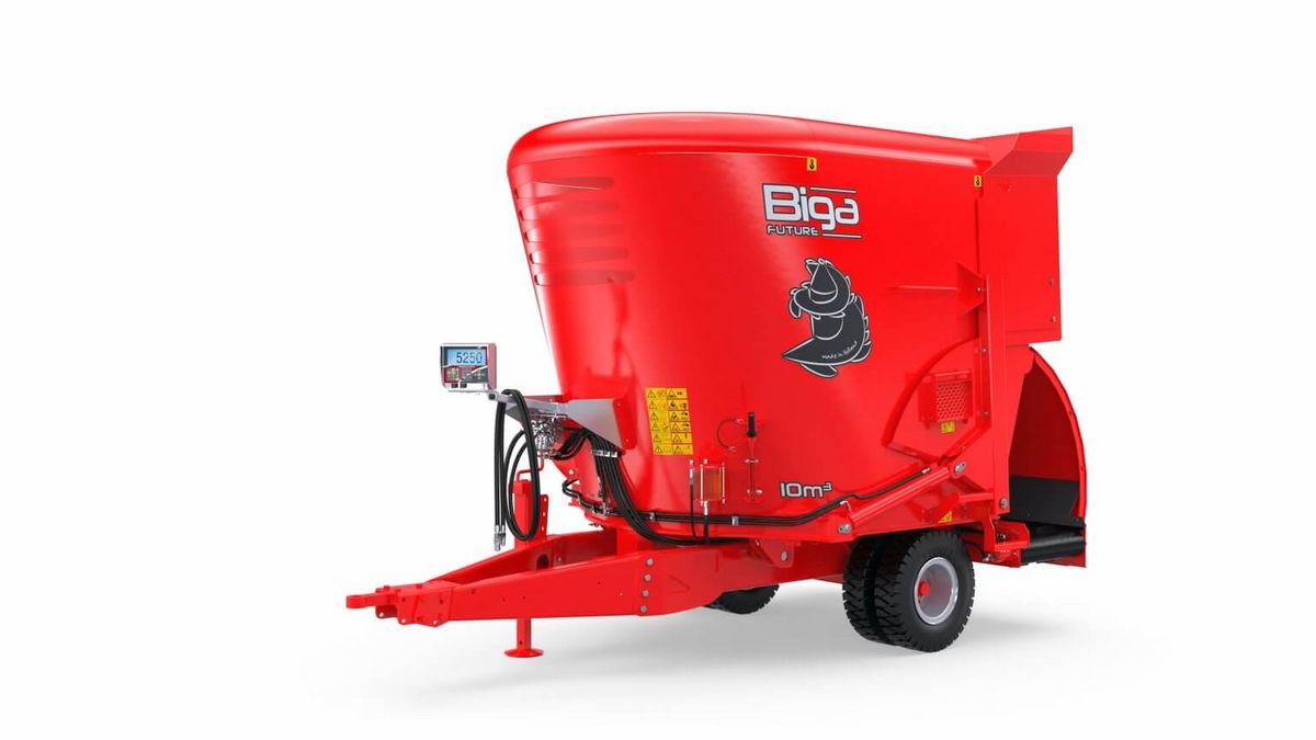 Peecon Futtermischwagen Biga Scoop 10 m³ mit Ladeklappe 3