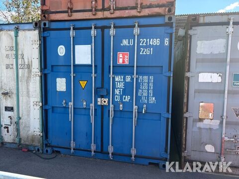 Container 20 fot Blå 2