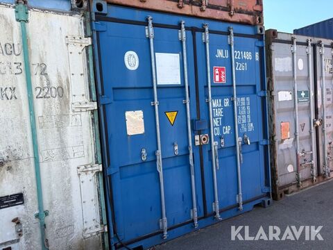 Container 20 fot Blå 3