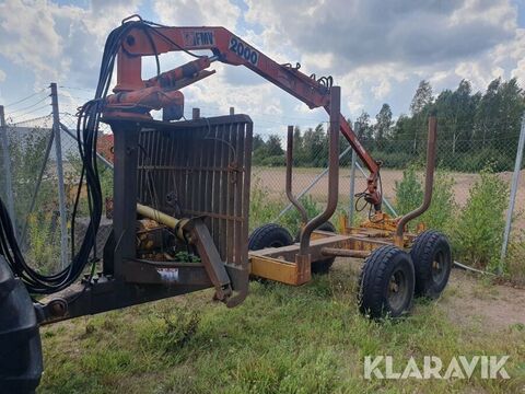 Moheda Skogsvagn Moheda med FMV 2000 kran