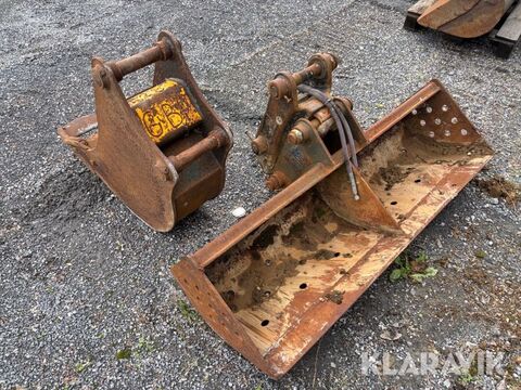 Sonstige Skopor JCB 2st med snabbfäste