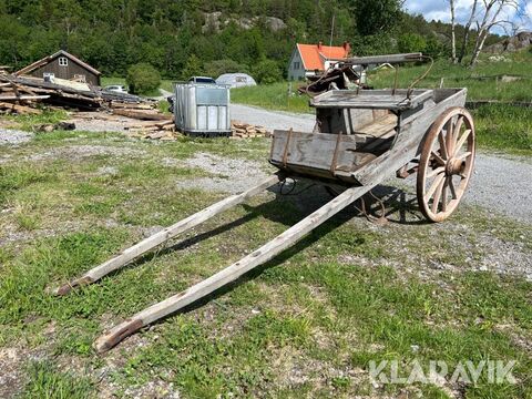Sonstige Hästvagn / mjölkvagn - antik