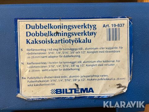 Parti med Dubbelkoningsverktyg Biltema 3