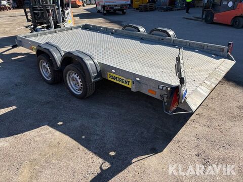 Maskintrailer vezeko hydrauliskt höj och sänkbar 3