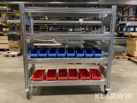 Sonstige Rullbart Hyllställ med lådor Superbo