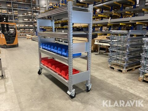Rullbart Hyllställ med lådor Superbo 2