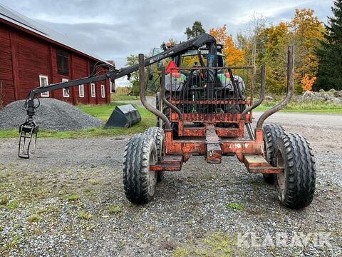 Skogsvagn/Huggarvagn Gisebo med kran 2