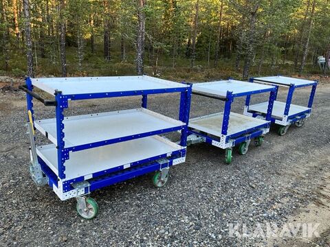 Sonstige Materialvagn Flexqube 3 st