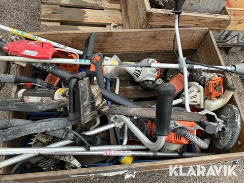 med diverse trädgårdsmaskiner Stihl, Flex Mfl 3