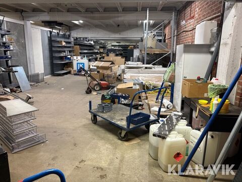 Sonstige VVS lager samt hyllsystem