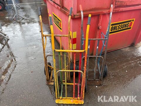 Säckkärror / Magasinkärror 3 st 2