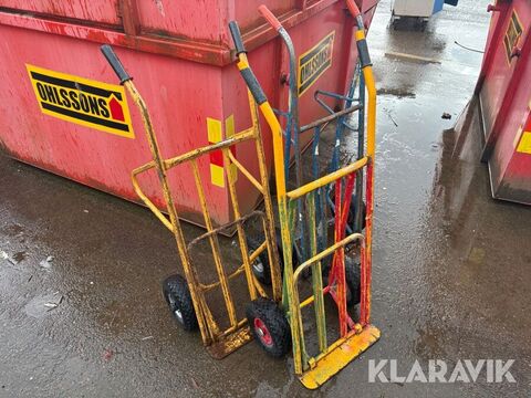 Säckkärror / Magasinkärror 3 st 3