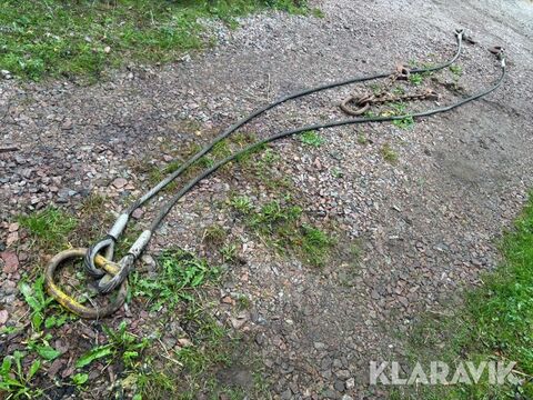 Lyftvajer 2st med ögla och krok 3