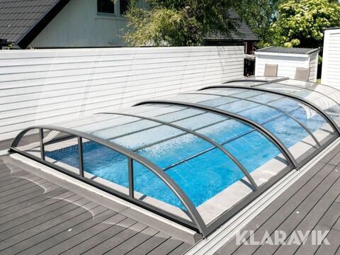 Sonstige Pooltak Azure Flat Compact klarglas 4x8 m