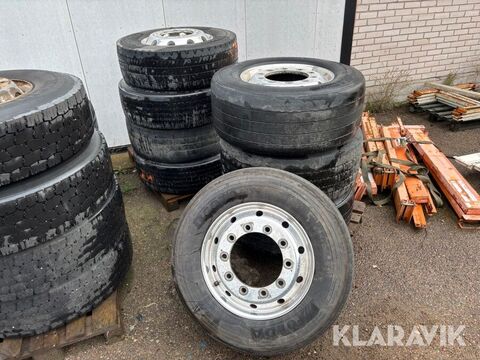 Sonstige Lastbilshjul till Scania 8st