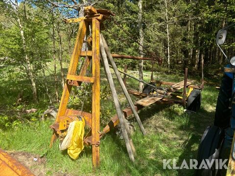 Sonstige Skogsvagn med vajerkran Star