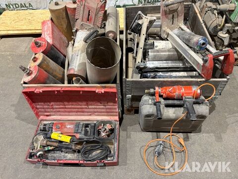 Sonstige Kärnborrar med borrar & tillbehör Hilti / Weka