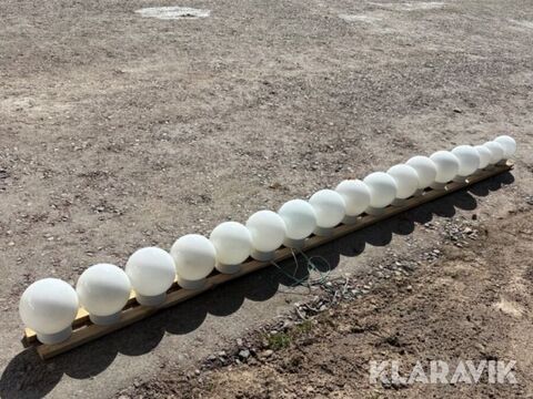 Klotarmaturer 17st 2